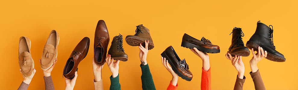 Visual men's shoes